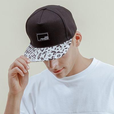 PEEPS Neo Crazy Pattern Snapback(Black_Gray)