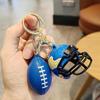 Kreativer Exquisiter American Football Helm Schlüsselanhänger - Kleines Schmuckstück Anhänger Geschenk für Jungen und Mädchen