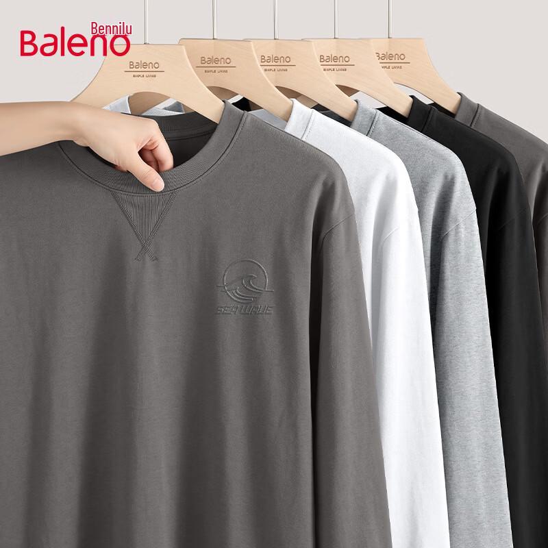 Baleno Men's Pure Cotton Long-Sleeve T-Shirt
