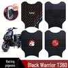 Black Warrior T360 Rubber Foot Pads: Waterproof, Dirt-Resistant, and Durable for Racing Pigeons and Motorcycles.