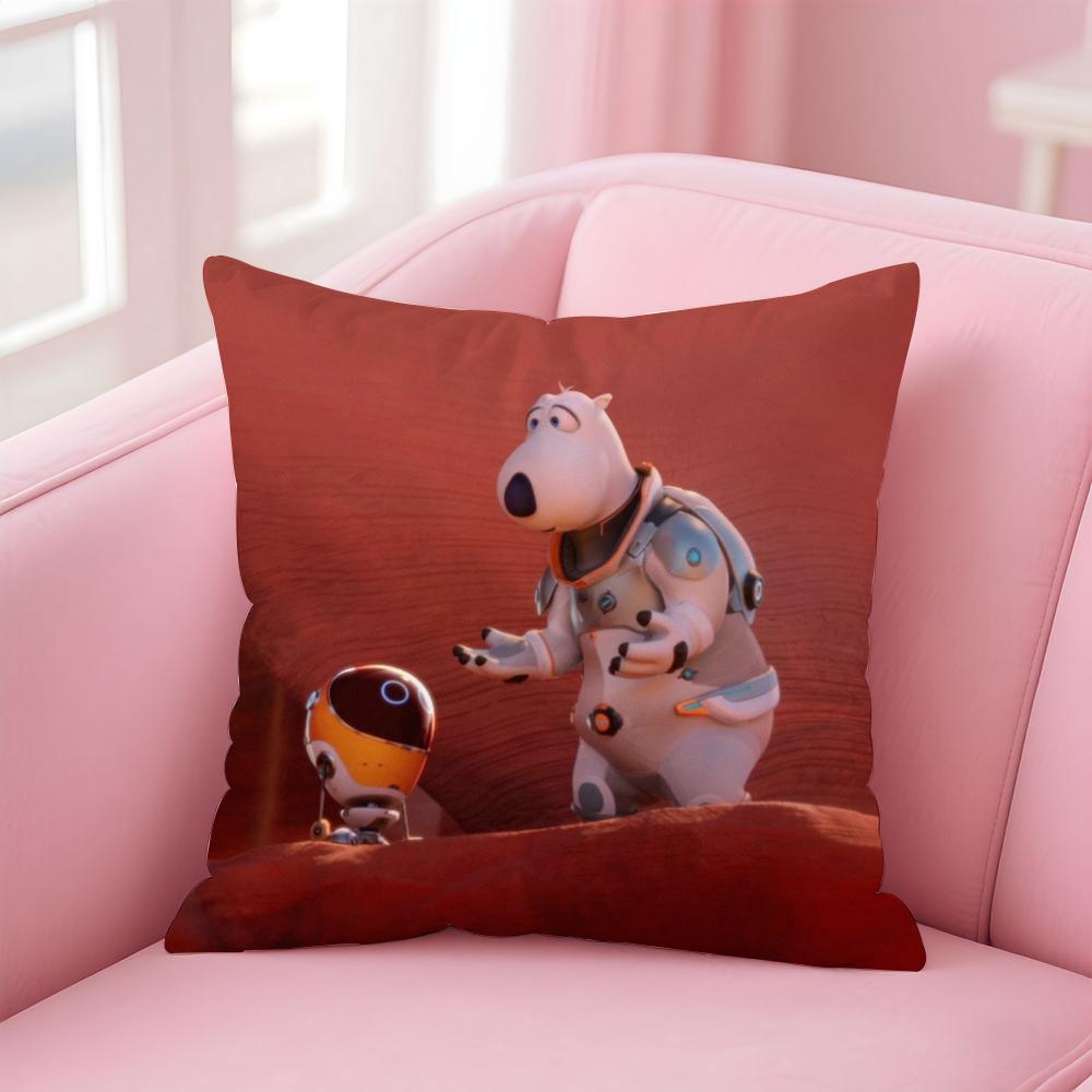 Cute B-Backkom Cushion Cover Home & Car Multi-Scene Pillow Cover - Reversible, Soft & Durable for Daily Use