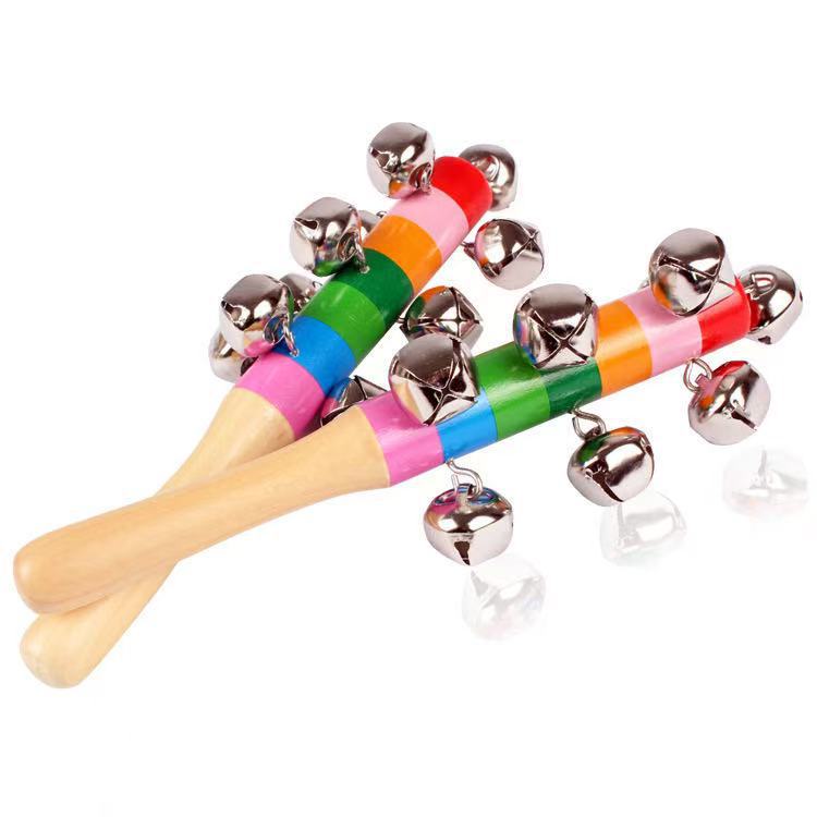 Kids 8-Note Xylophone Lacing Clock Rainbow Tower Four Sets Column Shape Board Worm Twist Baby Educational Toy MHWJ-003