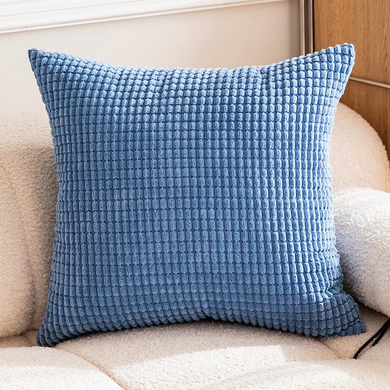 Solid Color 40/45/50cm Throw Pillow CaseSoft Home Decorative Pillow Cover 45*45 Chair Car for Bedroom Sofa Cushion Cover Square