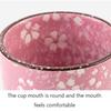 Creative Vintage Cherry Blossoms Teaware Sakura Flower Drinkware Pottery Cup Water Cup Teacup