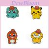 Niedliches Cartoon Pokmon Metallabzeichen Haustier Elf Gengar Enton Pokmon Brosche Accessoires