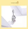 Ziyun Silver S925 Easter Egg Pendant: Fashionable, Openable, DIY Beaded Accessory SCC1465