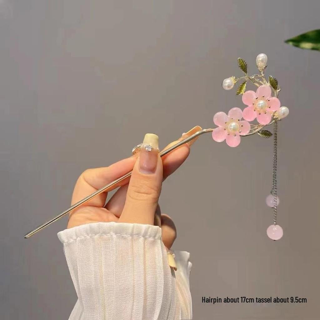 Ancient Style Hairpin Collection: Elegant Updo Hanfu Accessories for Women