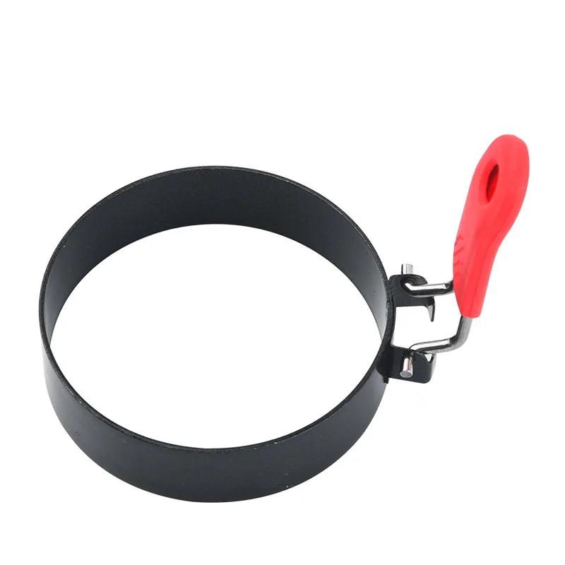 Round Omelette Maker Mold, Nonstick Folding Handle Omelette Pan, Thickened Kitchen Tool for Easy Egg Cooking