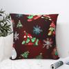Christmas Pillow Cover Novelty Pillow Case For Chair Sofa Home Decoration Cushion Cover Soft Graphic Pillowcases Gift