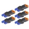 5Pcs EC5 to XT60 Adapter Rubber Plastic Copper Sturdy Accurate High Safety EC5 to Male Adapter for