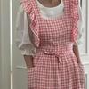 European & American Retro French-Style Ruffled Apron for Baking & Art - Large Size