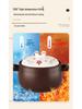 Durable Ceramic Clay Pot for Gas Stoves - Perfect for Rice & Soups, High Heat Resistant, Not Easy To Crack.