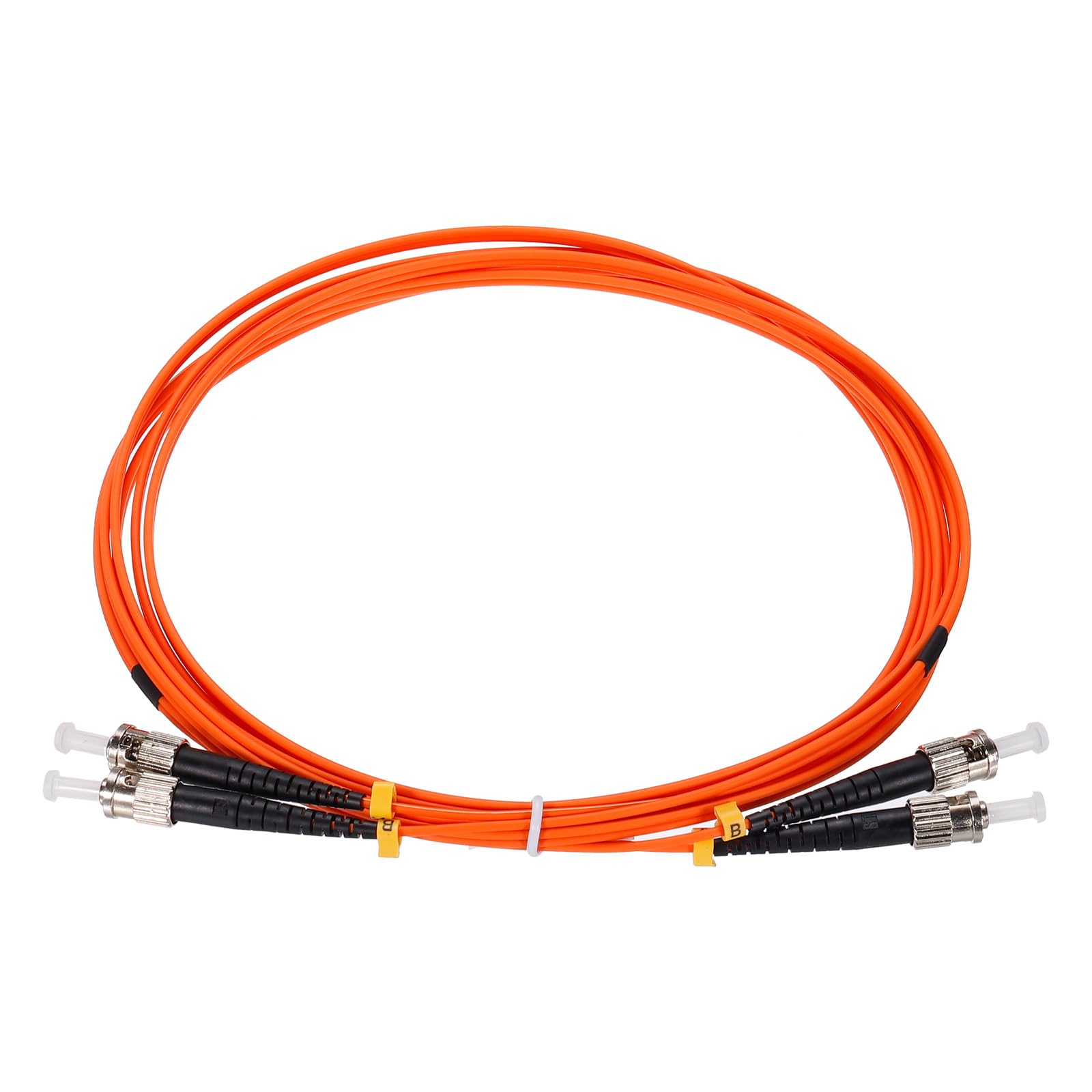 

uxcell Fiber Patch Multimode Duplex OM1 LSZH Fiber Optic Jumper for Network Transceivers and 3 Meters Cable, ST-ST Instrumentation, Orange,