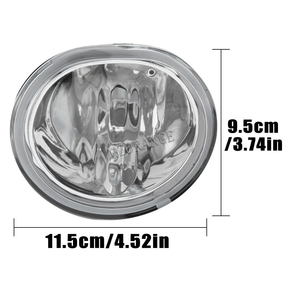 Driving Clear Lens Bumper Lamps Fog Lights For Toyota Matrix Pontiac Vibe 2003-2008 Headlights Driving Wire YC100924-CL