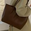 Retro Tote Bag Women's Fashion Korean Commuter Bag Versatile Large Capacity Shoulder Big Bag