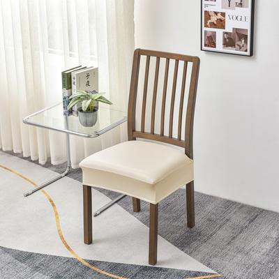 2 ks Otevřený kožený povlak na polštář PU Vodotěsný potah na židli Potah sedáku židle Dvojitě elastický potah na jídelní židli