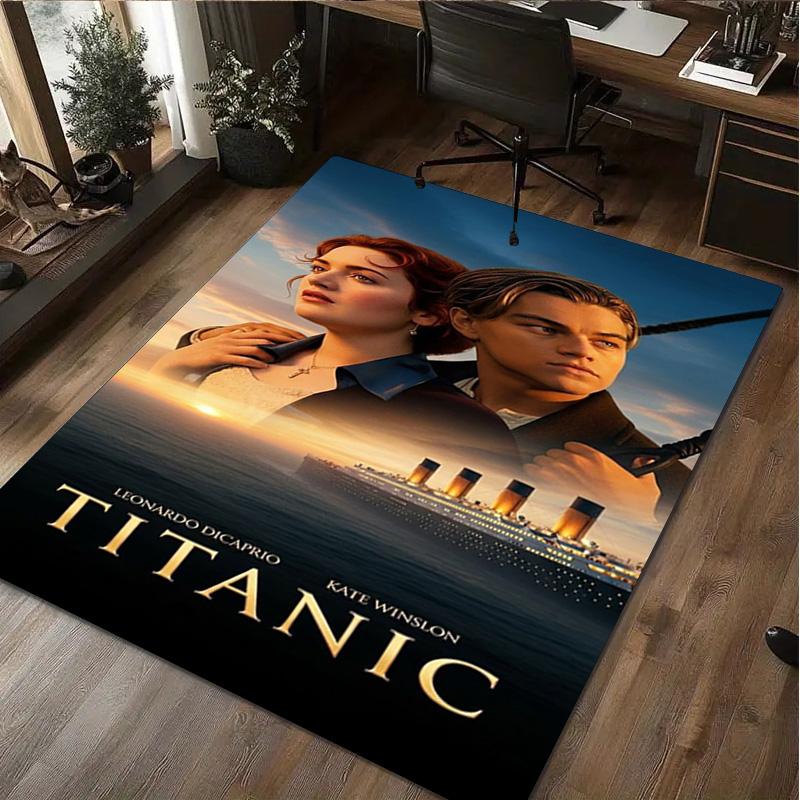 Titanic Carpet Office Decorative Carpet For Living Room Bedroom Door Mat Floor Rug Computer Chair Area Rug