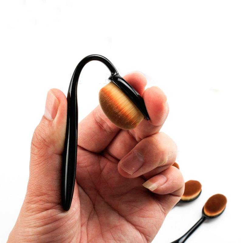 Zahnbürste mit weichen Borsten, BB-Creme, Foundation-Pinsel, Concealer-Pinsel, tragbarer, loser Pinsel, Lidschatten, Rouge, Make-up-Pinsel, Beauty-Tools, Nailart-Reinigung