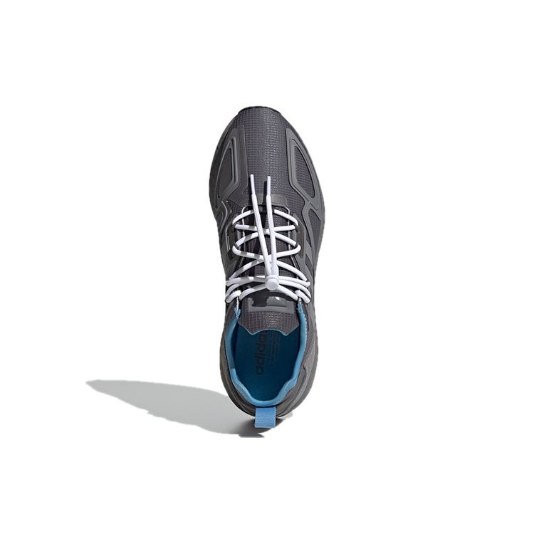 Adidas Originals ZX 2K Boost Mesh Gewebt Klassisch Rutschfest Langlebig Low-Top Lifestyle Schuhe Unisex Sneaker Grau H05558