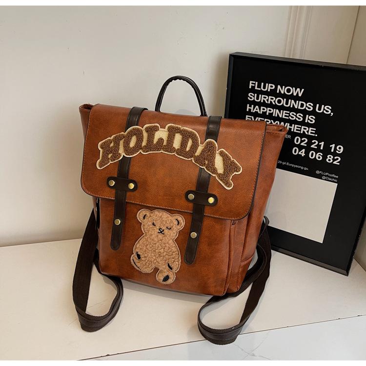 Vintage Backpack Commuter Backpack Student School Bag