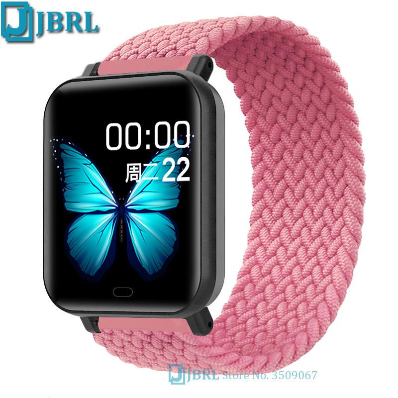 Buy New Braided Nylon Smart Watch Men Women Smartwatch Heart Rate Fitness  Tracker Smart Bracelet For Android IOS Bluetooth Watch at affordable prices  — free shipping, real reviews with photos — Joom