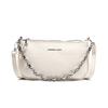 Trendy Small Crossbody Bag For Women In Black White And Silver With Chic Design