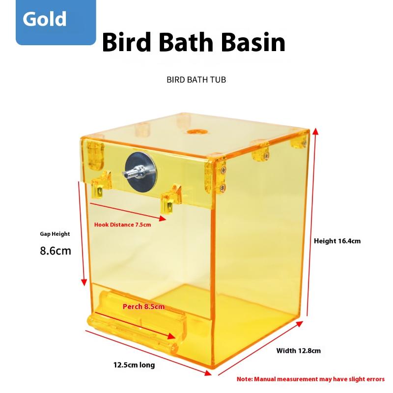 Automatic Food Dispenser Bird Feeder, Hanging Bowl for Cage, Parrot Feeding, Bird Accessories