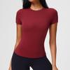 Womens Summer Yoga T Shirt With Breathable Fabric For Running And Fitness Practice