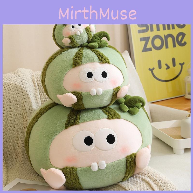 Watermelon Plush Toy Creative Funny Cartoon Fruit Shape Pp Cotton Stuffed Pillow Gift