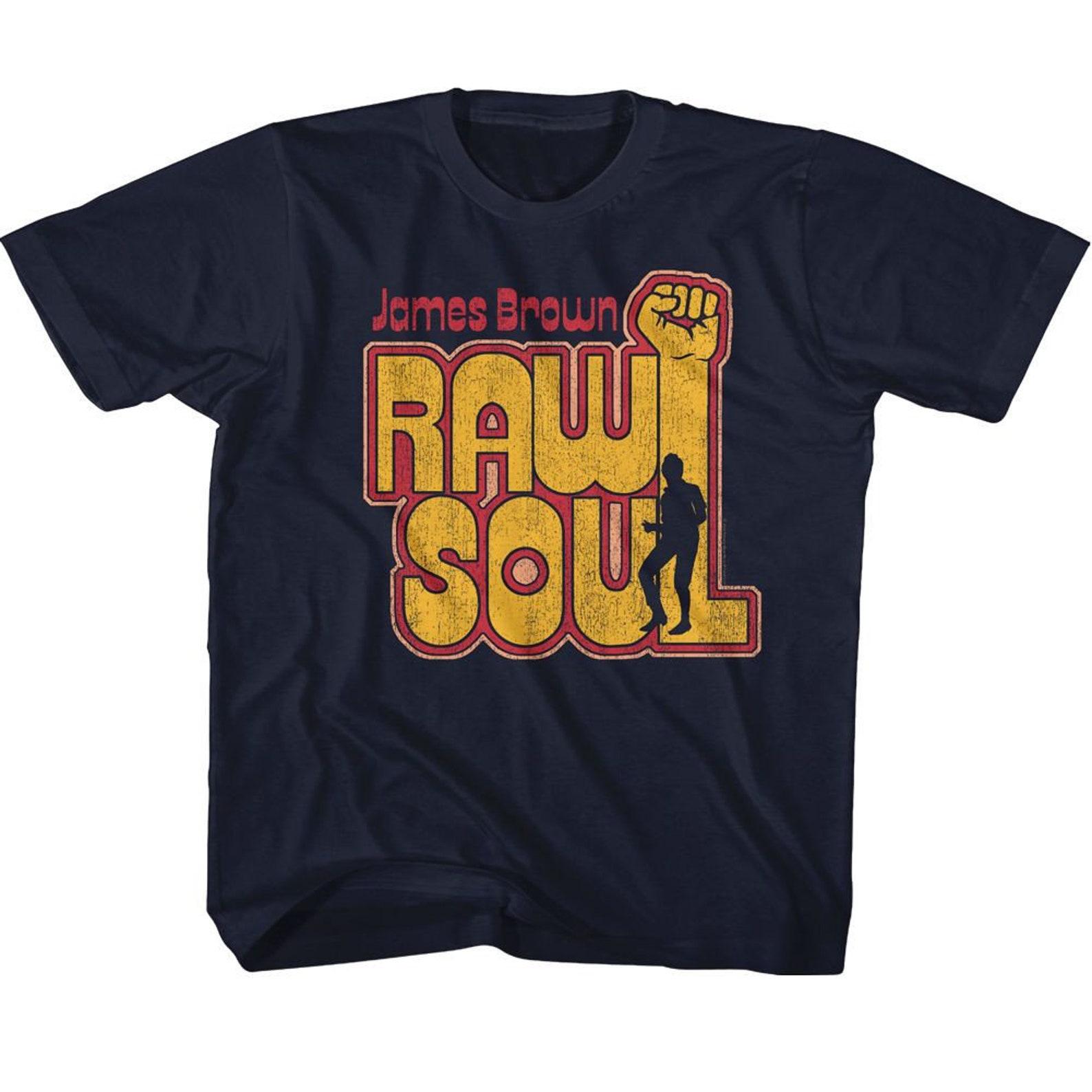 James Brown Raw Soul Navy Toddler T-Shirt 2XL