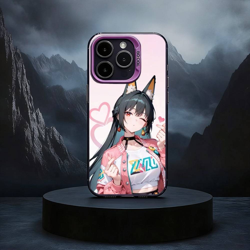 H-Hoshimi M-Miyabi ZZZ Black Candy silver phone case Phone Case For iPhone17,16,15,14,13,12,11 Plus,Pro Max iPhone15promax