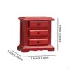 1:12 Dollhouse Wooden NightStand Bedroom Furniture Mini Bedside Table