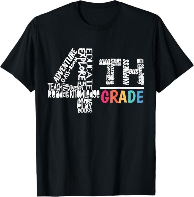 Funny Fourth Grade Tee Shirt Students Of 4th Grade Boy T-Shirt