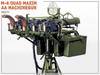 Miniart 1/35 Scale Soviet M-4 Quad Maxim AA Machine Gun Plastic Model Kit MA35211
