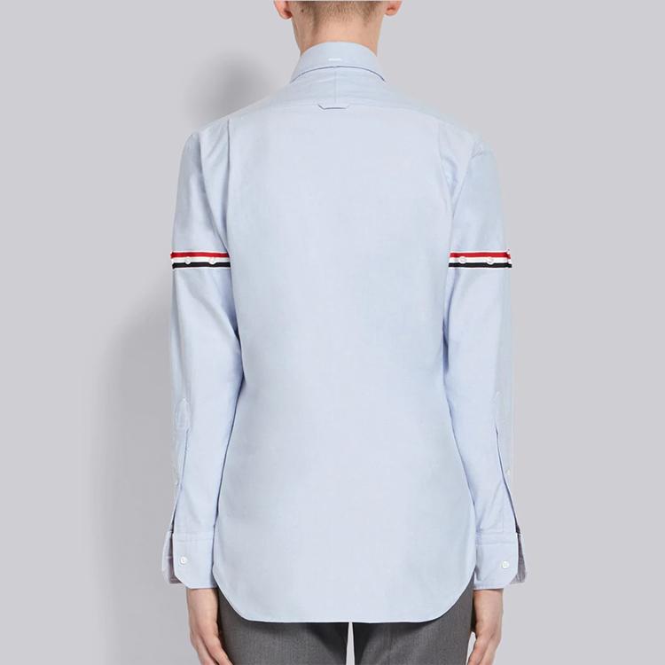 THOM BROWNE Long Sleeved Grosgrain Armband Shirt MWL150E-00139-480