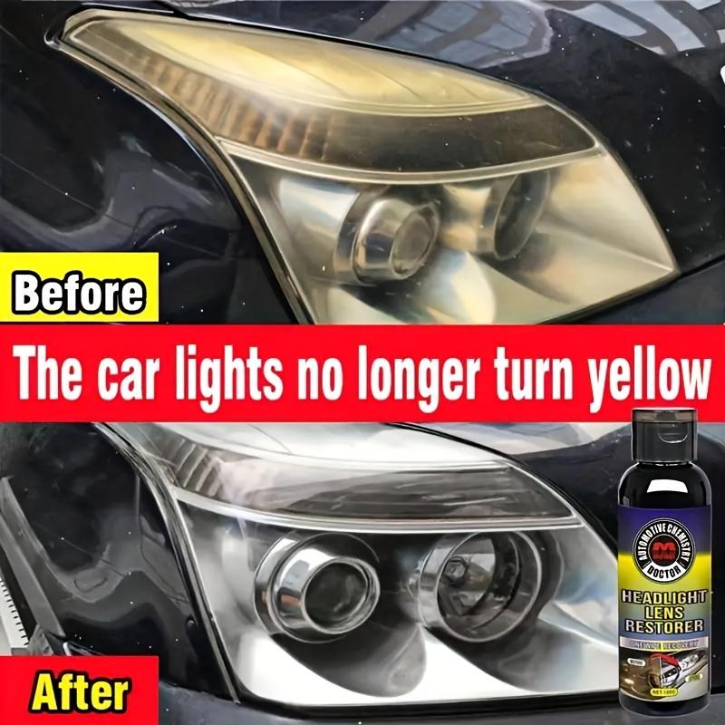 Car Lens Repair and Polishing - Refurbishment Liquid for Removing Oxidation, Yellowing and Scratches (Model: Suitable for All Vehicles; Main