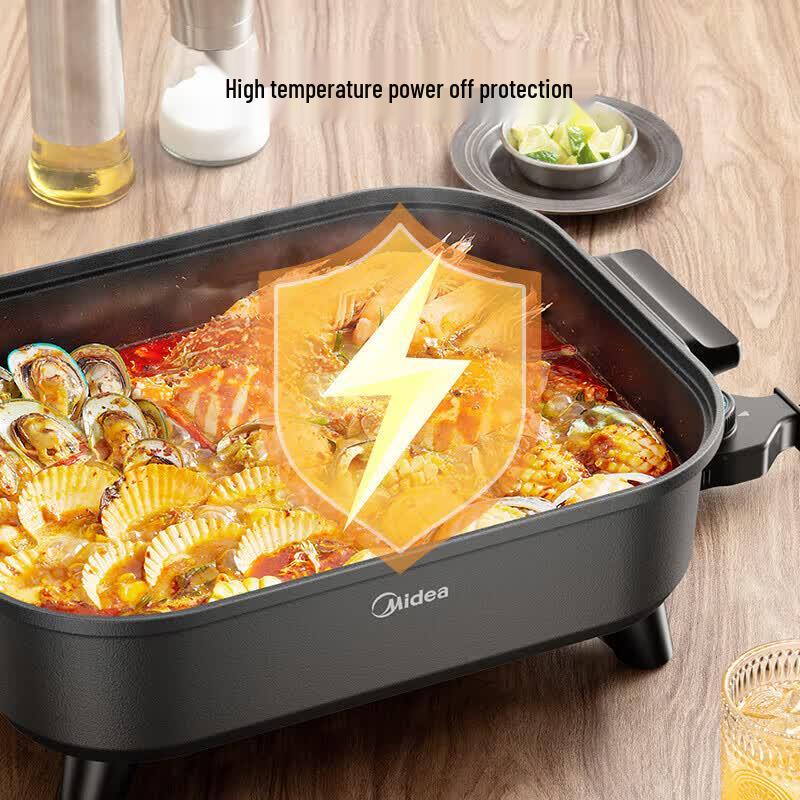 Midea Multi-functional Electric Hot Pot & Grill CN Plug (adapter Included)