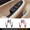 For Honda Accord Sedan 2003-2007 Right Hand Drive Car Door Armrest Window Lift Switch Cover Trim ABS Styling Sticker