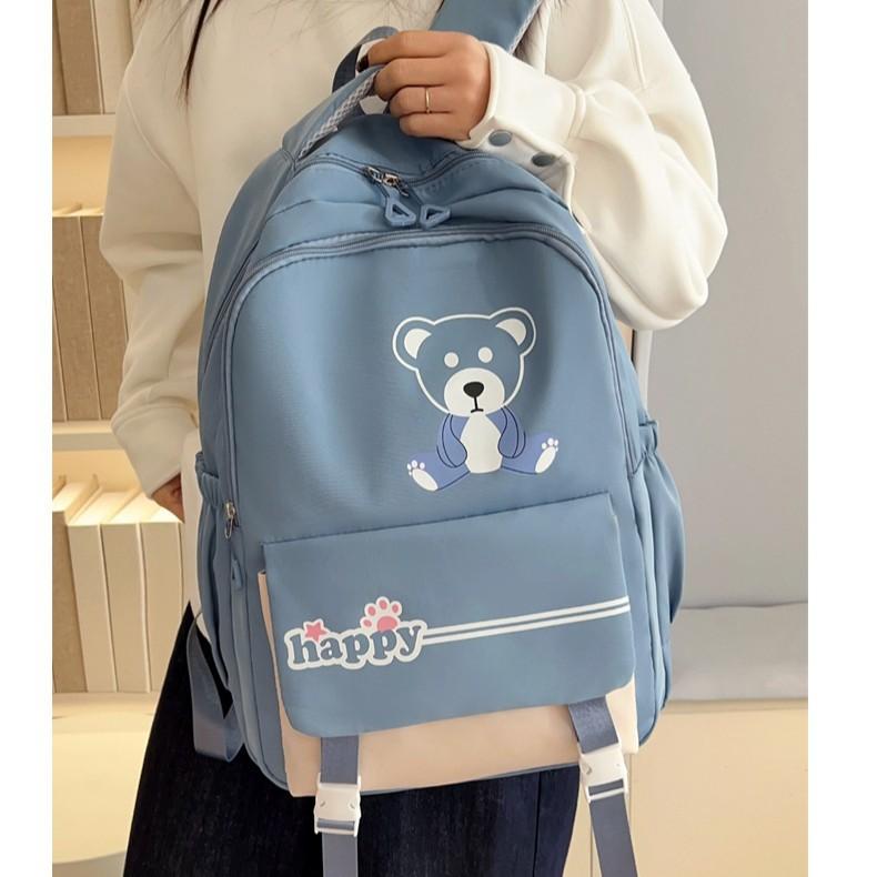New nylon cloth zipper fashionable large-capacity backpack travel bag high value junior high school students