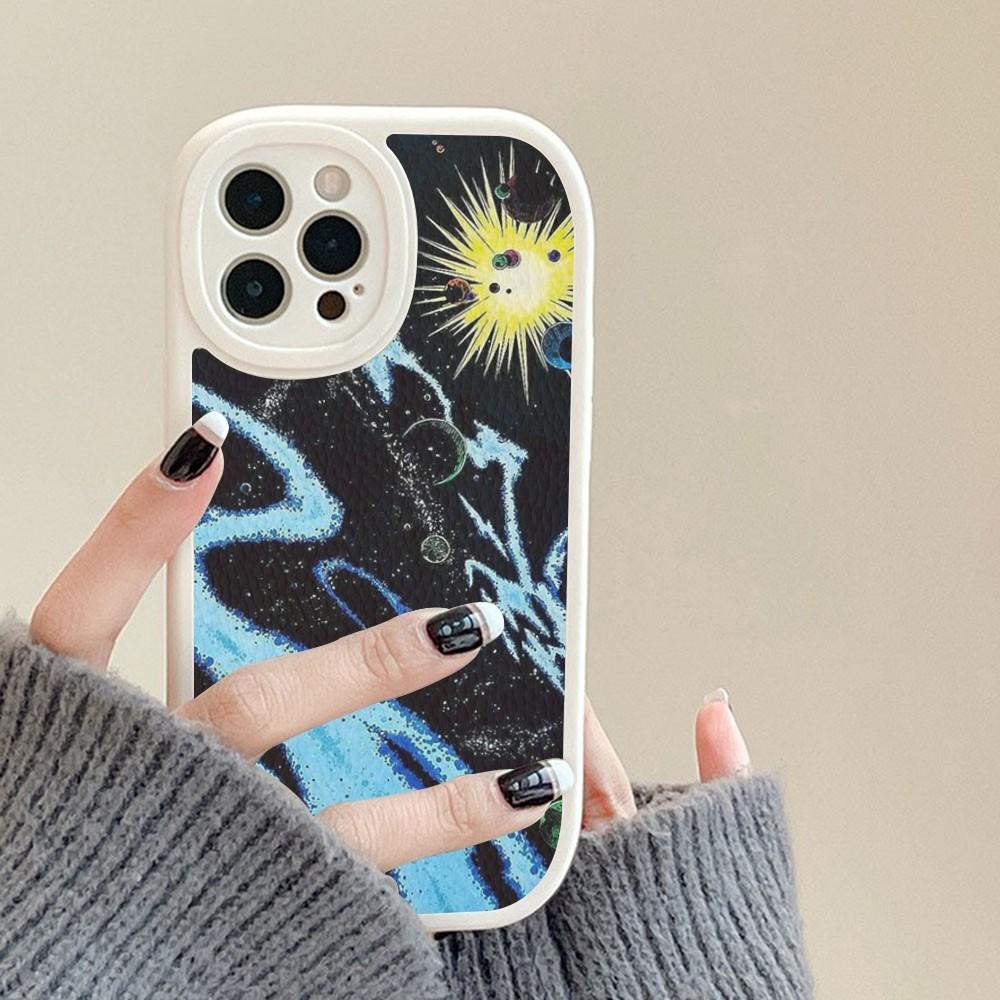 

Cool Galaxy Phone Case Hard Leather For iPhone 16 15 14 13 12 Mini 11 14 Pro Max Xs X Xr 7 8 Plus Fundas iphone 12pro