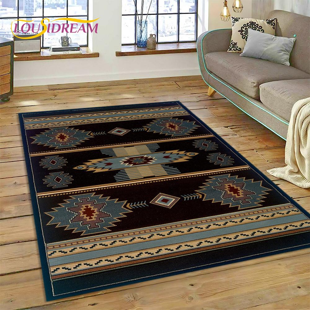 Bohemia Nordic Celts Turkish Series Carpet Rug for Home Living Room Bedroom Sofa Doormat Decor,kid Area Rug Non-slip Floor Mat