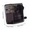 Transparent Black Sketch Pencil Sharpener Stronger Helical Blade Pencil Sharpener  Home Office