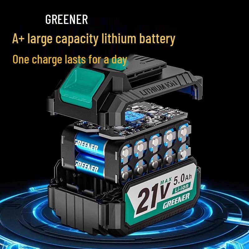 Green Forest 21V Brushless Impact Cordless Drill CN plug (adapter included)