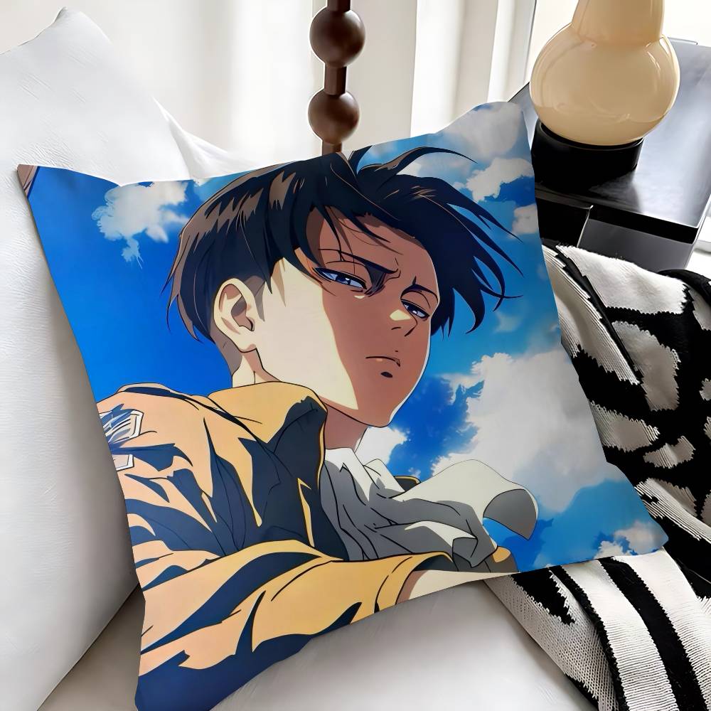 Levi Ackerman Pillow Cover For Bedroom Room And Living Room Sofa Decorative Cushion Cover