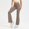 New Fashion Sports Casual Flared Yoga Pants Women High Waist Hip Lifting Fitness Yoga Trousers Women Slim Fit Loose Joggings Running Yoga Pants 25587