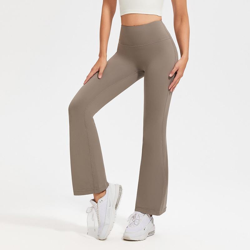 New Fashion Sports Casual Flared Yoga Pants Women High Waist Hip Lifting Fitness Yoga Trousers Women Slim Fit Loose Joggings Running Yoga Pants 25587