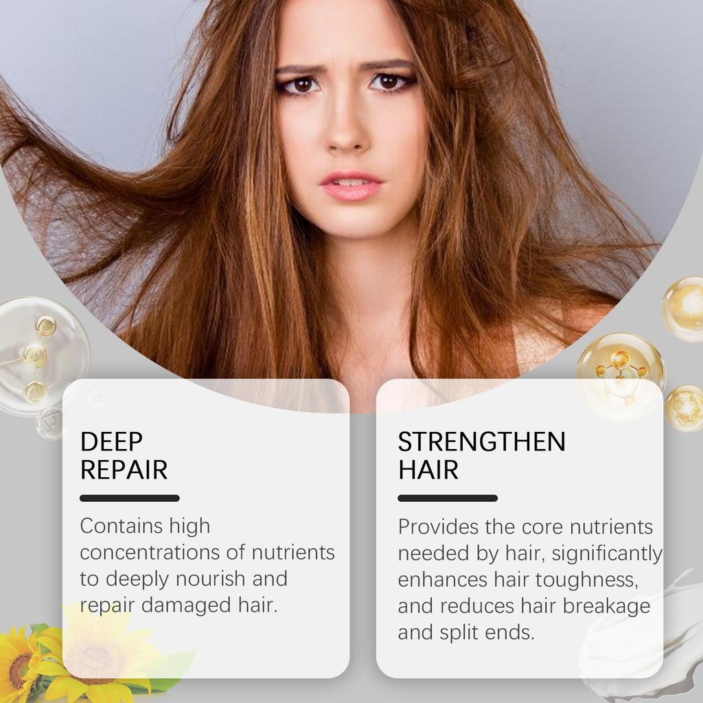 Wiyun Nourishing Hair Mask Gentle Moisturizing Treatment For Split Ends And Shine