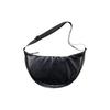 UNIQLO Polyurethane Polyester Shoulder Bag, Crossbody Bag Regular Unisex Black 462420-COL09