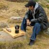 Portable Bamboo Folding Table - Japanese Style for Tea, Coffee, Camping, and Picnics