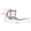 Yibuy Silver Zinc Alloy Guitar Tremolo Unit, Guitar Vibrato Tremolo Bridge for Electric Guitars